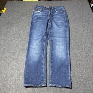 Madewell The High-Rise Slim Boy Jean Medium Wash Size 24 City Boho Stretch